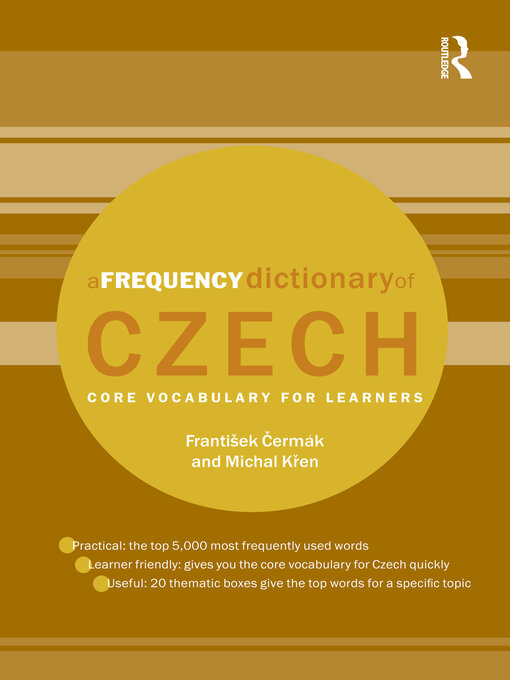Upplýsingar um A Frequency Dictionary of Czech eftir František Cermák - Biðlisti